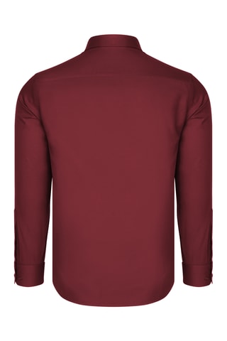 Overhemd - Bordeauxrood