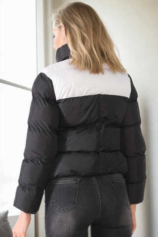 Gewatteerde Jas - Zwart en Wit