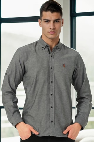 Overhemd - Grijs