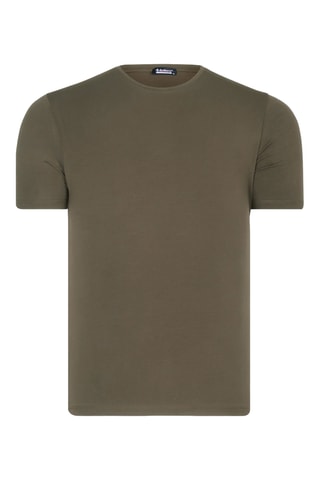 2 T-shirts - Zwart en Kaki