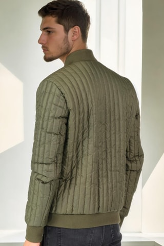 Gewatteerde Jas - Donkergroen