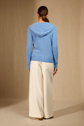 Cárdigan 100 % cachemir - Azul claro