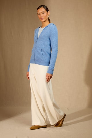 Cárdigan 100 % cachemir - Azul claro