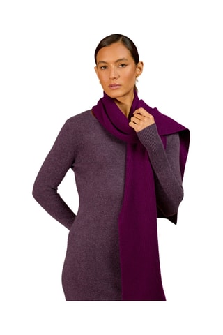 Bufanda 100 % cachemir - Violeta