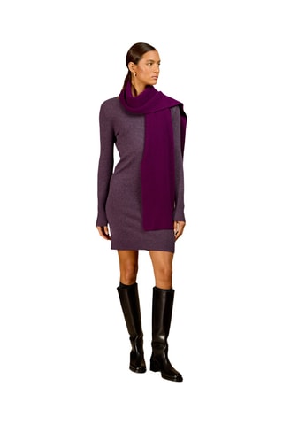 Bufanda 100 % cachemir - Violeta