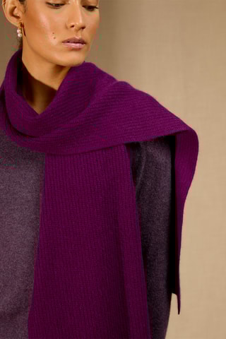 Bufanda 100 % cachemir - Violeta