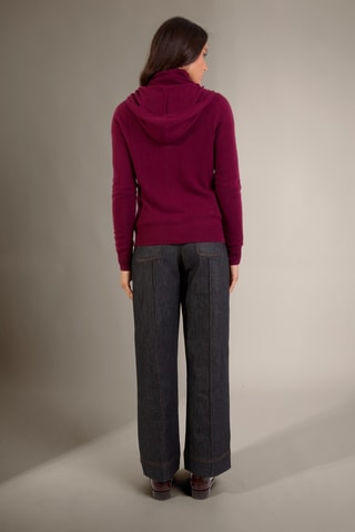 Cárdigan 100 % cachemir - Burdeos