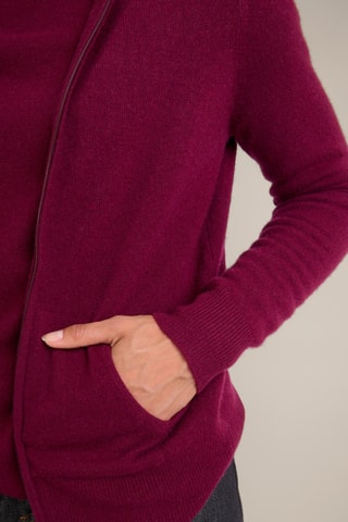 Cárdigan 100 % cachemir - Burdeos