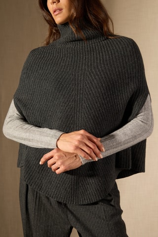 Capa 100 % cachemir - Gris oscuro