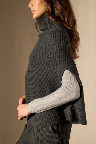 Capa 100 % cachemir - Gris oscuro