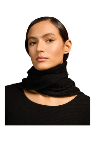 Bufanda 100 % cachemir - Negro