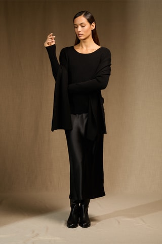 Bufanda 100 % cachemir - Negro