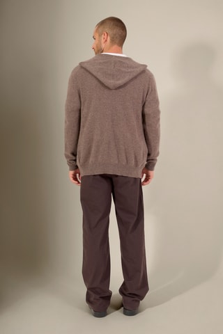 Cárdigan 100 % cachemir - Topo jaspeado