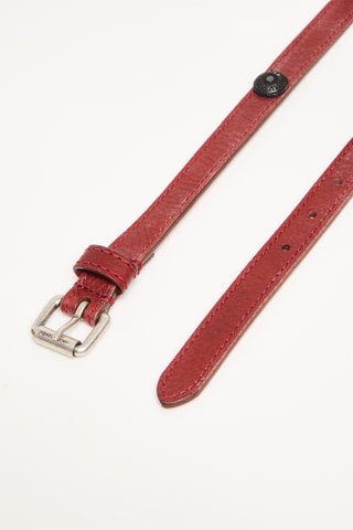 Cinturón de piel - Rojo