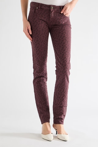Pantalon slim - Bordeaux