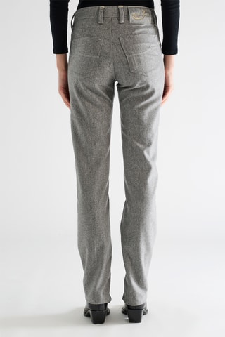 Pantalón chino de lana - Gris