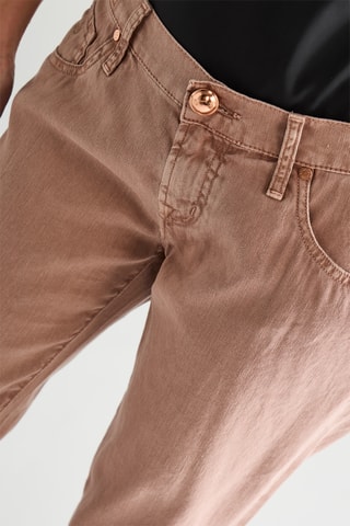 Pantalon en lin - Marron