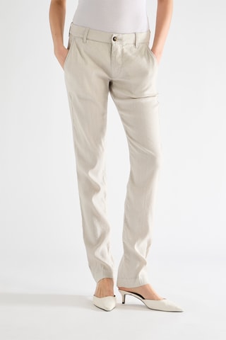Chino en lin - Beige