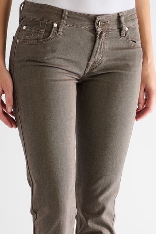 Pantalon slim - Marron