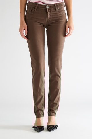 Pantalon slim - Marron