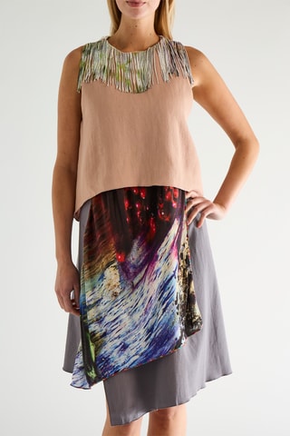 Vestido sin mangas - Rosa