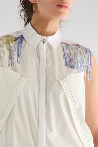 Camisa sin mangas - Blanco