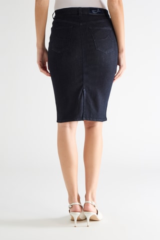 Falda recta - Azul oscuro