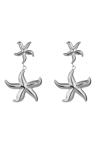 2 pares de brincos Lirien - Prateado