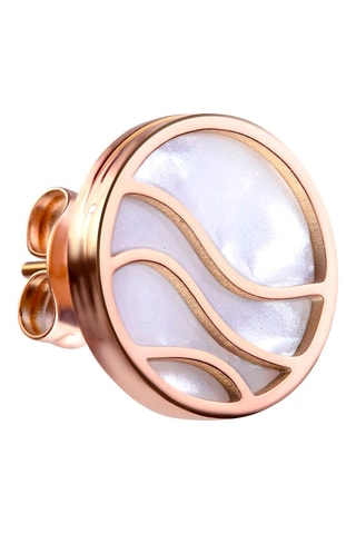 Brincos Moonshine Dourado-rosa