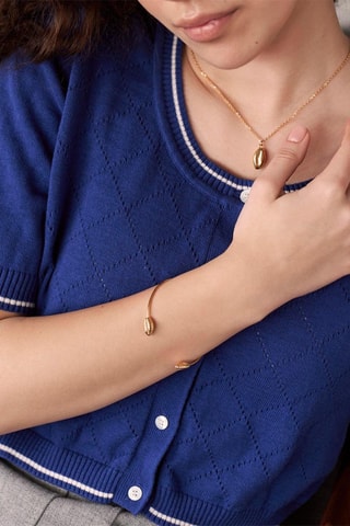 Pulseira rígida Mermaid's treasure  - Dourado