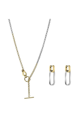 Conjunto - Dourado e prateado