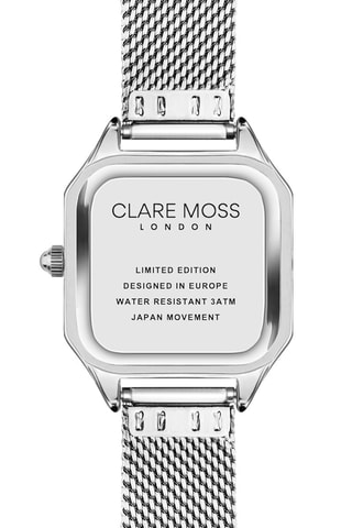 Reloj de cuarzo de acero Old Money - Plateado