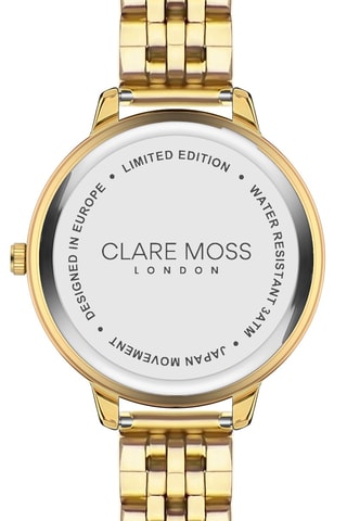 Reloj de cuarzo de acero Chic - Dorado