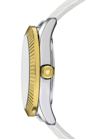 Reloj de cuarzo de piel y circones Athens