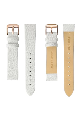 Reloj de cuarzo de piel y circones Athens