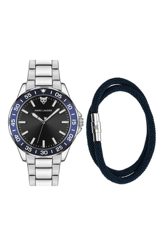 Coffret relógio de quartzo e pulseira Barcelona