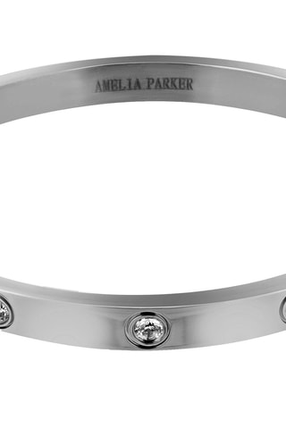 Estuche reloj de cuarzo de acero y pulsera - Circones Night Voyage