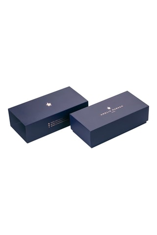 Reloj de cuarzo de acero Fiji - Dorado y verde