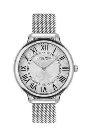 Reloj de cuarzo de acero Rose - Plateado