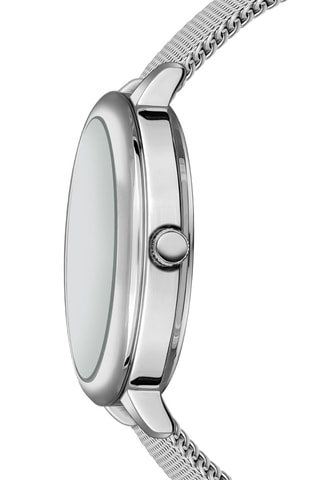 Reloj de cuarzo de acero Rose - Plateado