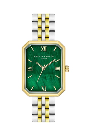 Reloj de cuarzo de acero Terrene - Nácar