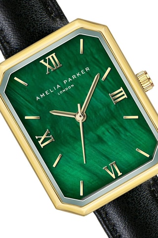 Reloj de cuarzo de piel Terrene - Nácar