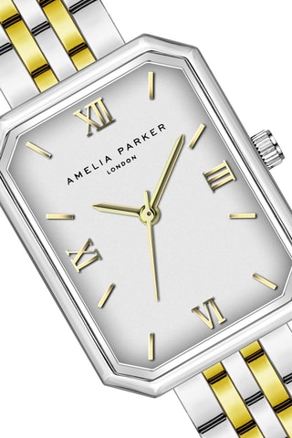 Reloj de cuarzo de acero Reefa - Nácar