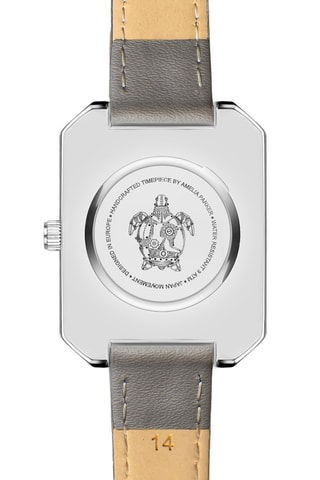 Reloj de cuarzo de piel Reefa - Nácar