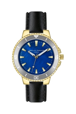 Reloj de cuarzo de piel Orcena - Nácar