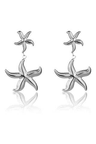 Estuche reloj de cuarzo y pendientes de acero Oster - Nácar