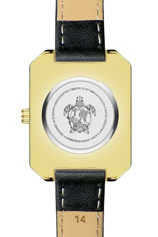 Reloj de cuarzo de piel Bali Sands - Nácar