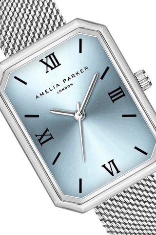 Reloj de cuarzo de acero Bali Sands - Nácar