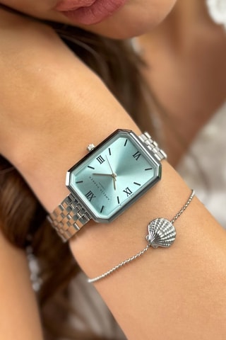 Estuche reloj de cuarzo y pulsera de acero Maris - Nácar