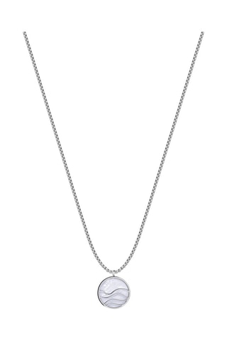 Colar Moonlit Beach  Prateado 